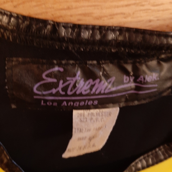 RARE Extremz by Alek PVC Poly Blend Dress Melrose - Picture 4 of 7